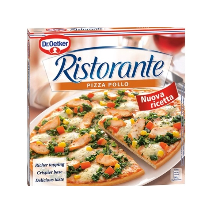 Ristorante Pollo pizza 355g