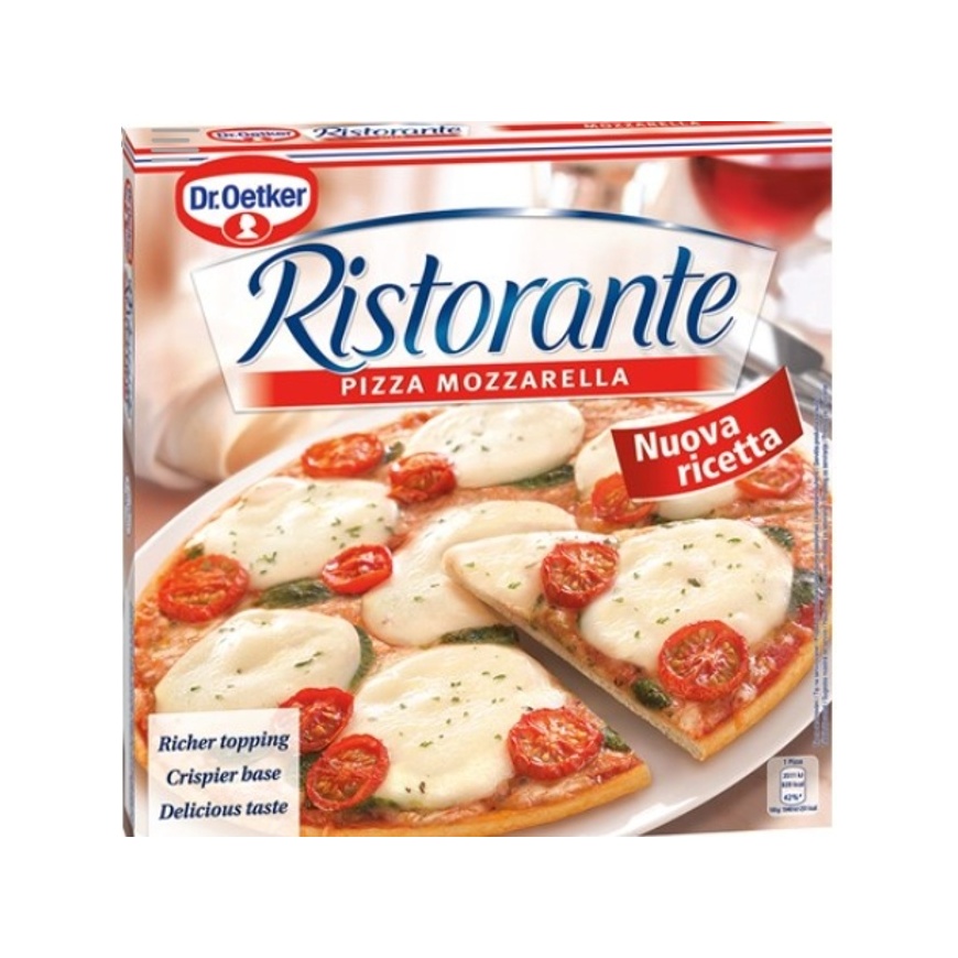 Ristorante Mozzarella pizza 355g