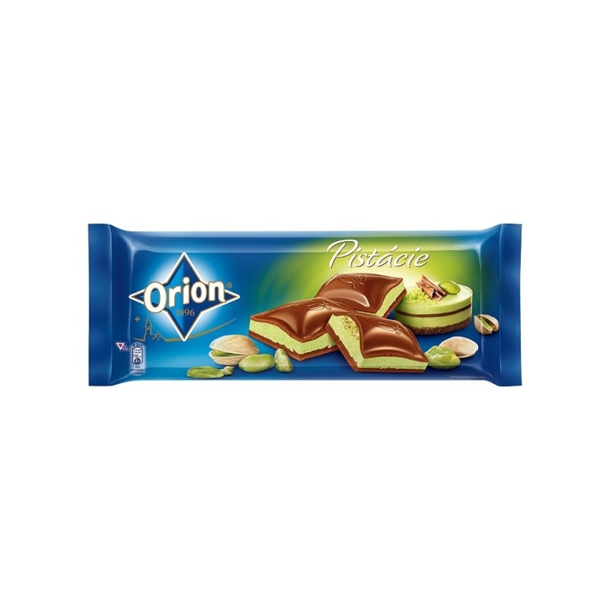 Orion čokoláda mliečna s pistáciovou náplňou 240 g