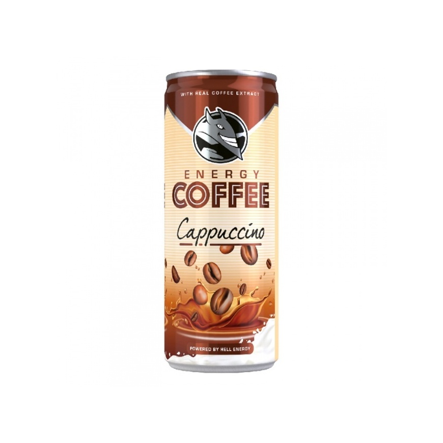Ľadová káva cappucino energy 0,25L