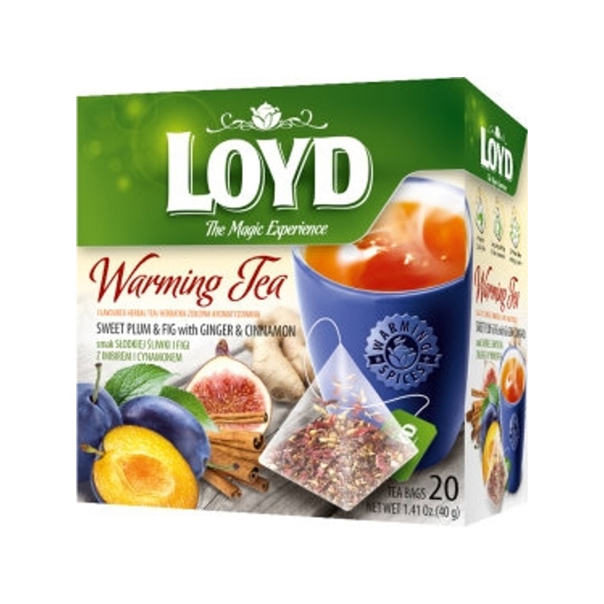 Čaj Loyd 40g slivky, figy, škorica Warming