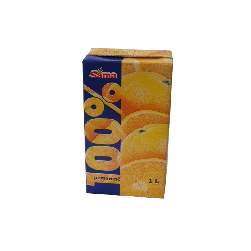 Džús Sama 1L pomaranč 100%