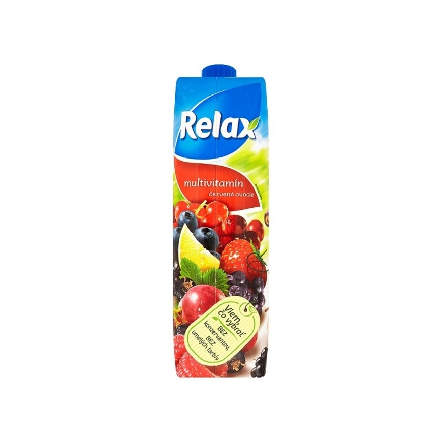 Džús Relax Multivitamín červené ovocie 1 l