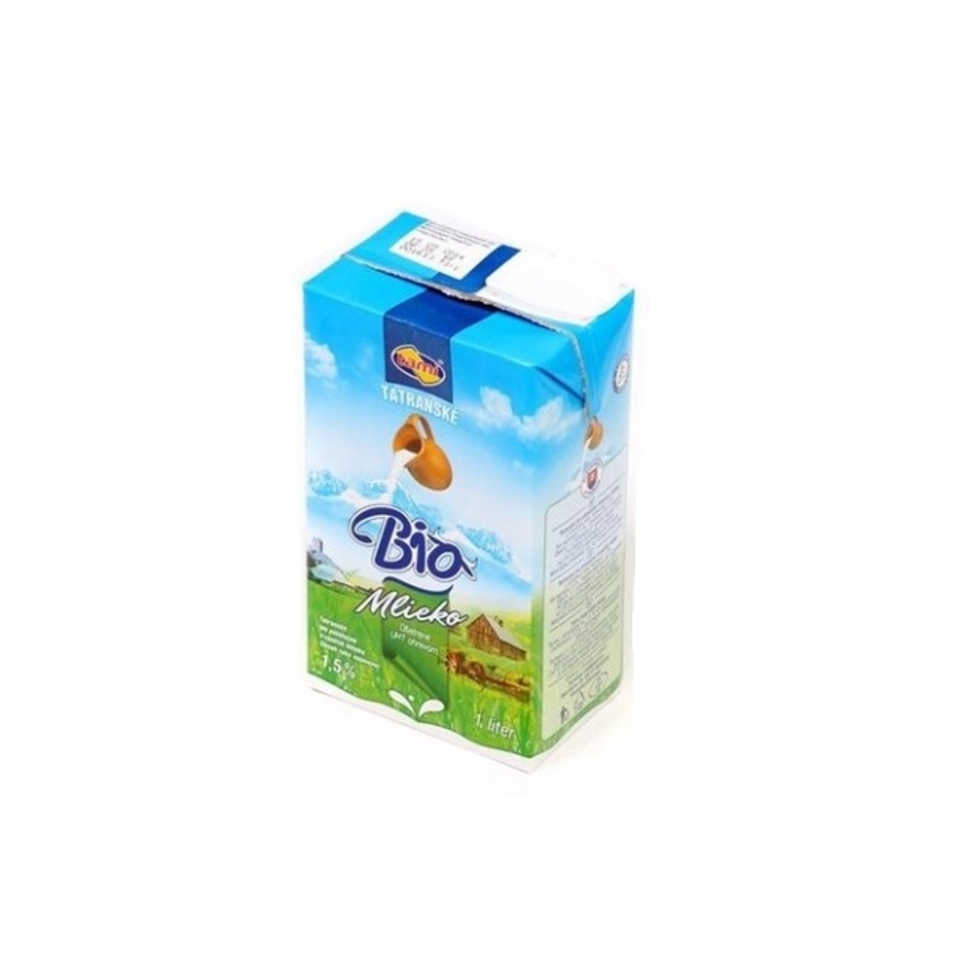 Tatranské mlieko trvanlivé 3,5% BIO 12x1L