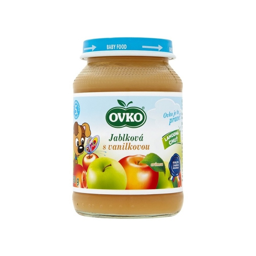 Kojenecká výživa Novofruct jablko vanilka 190g