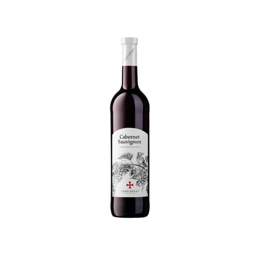 Víno Cabernet Sauvignon 0,75l Templářske sklepy