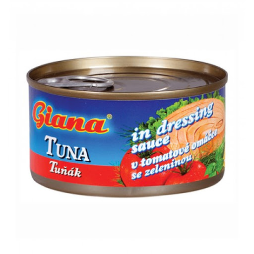 Tuniak v paradajkovej omáčke zo zeleninou 185g Gian