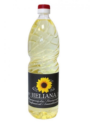 Olej slnečnicový 1L Heliana