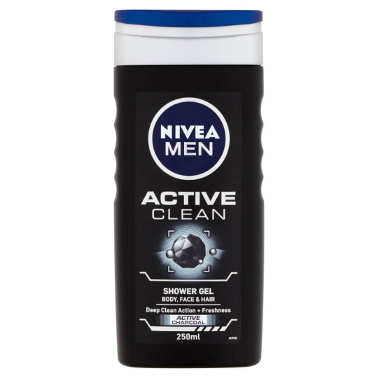 Nivea Men Active Clean sprchový gél pánsky 250 ml