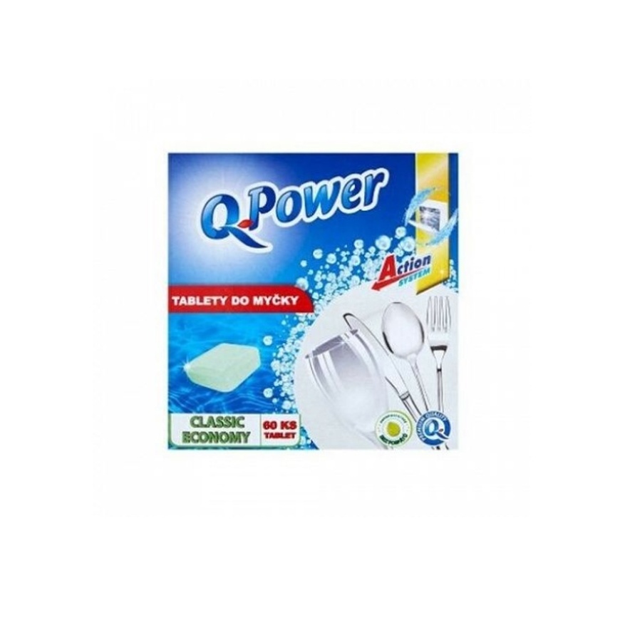 Q-POWER tablety do umývačky riadu 60ks