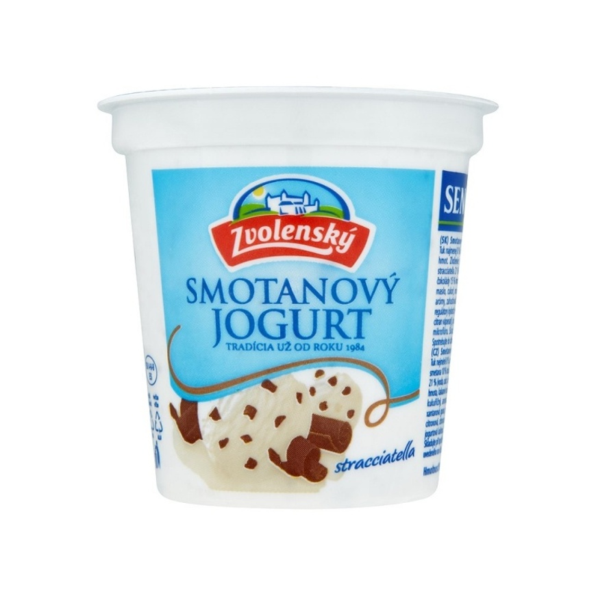 Zvolenský Smotanový jogurt s príchuťou stracciatella 145 g145 g