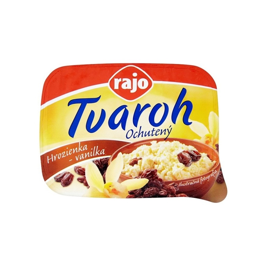 Tvaroh ochutený 250g hrozienka-vanilka