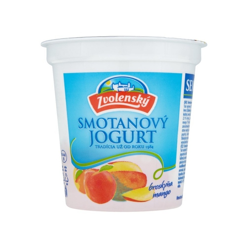 Zvolenský jogurt broskyňa mango 145g