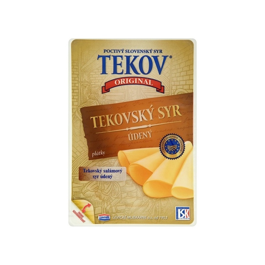 Syr Tekovský salámový údený 100g plátky