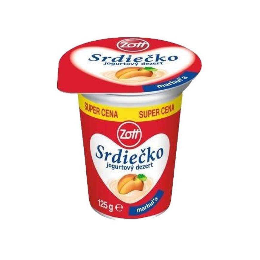 Jogurt Srdiečko 125g classic - Kliknutím na obrázok zatvorte -