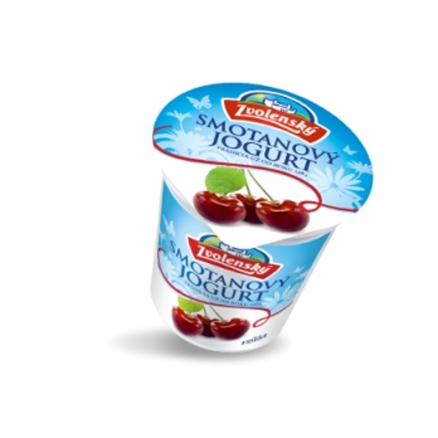 Zvolenský Smotanový jogurt 145g višňa