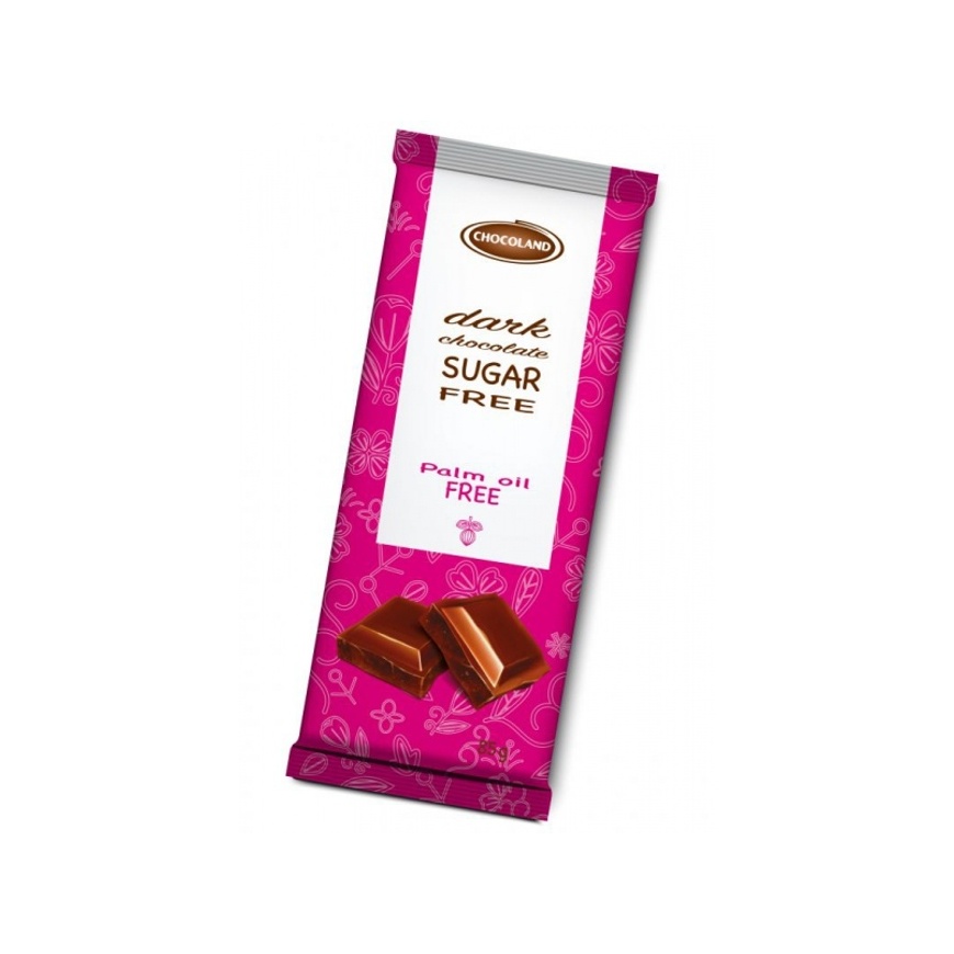 Čokoláda horká 85g bez cukru Chocoland