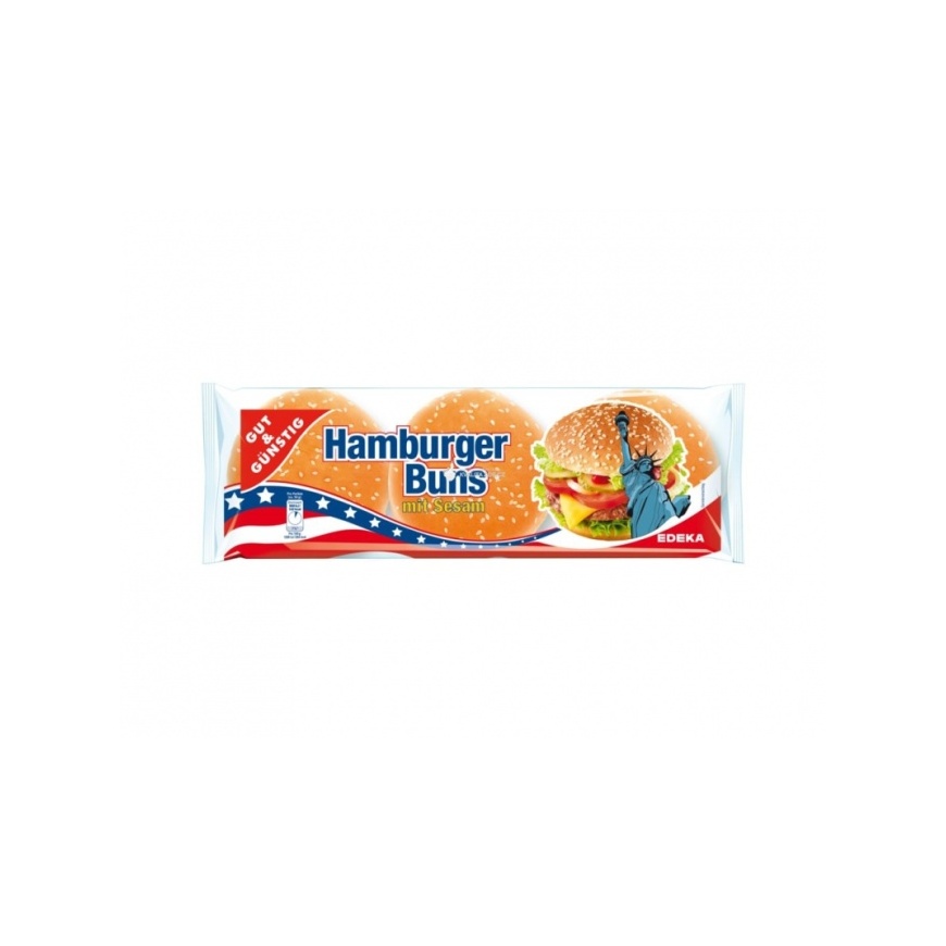 Hamburger Buns mit Sesam - 300g