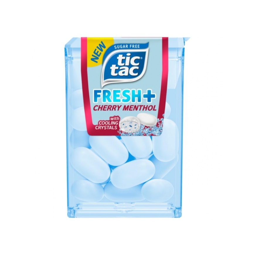 TicTac cherry mentol 11,9g bez cukru