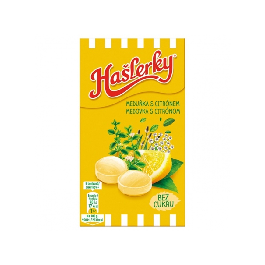 Hašlerky medovka citrón 35g bez cukru