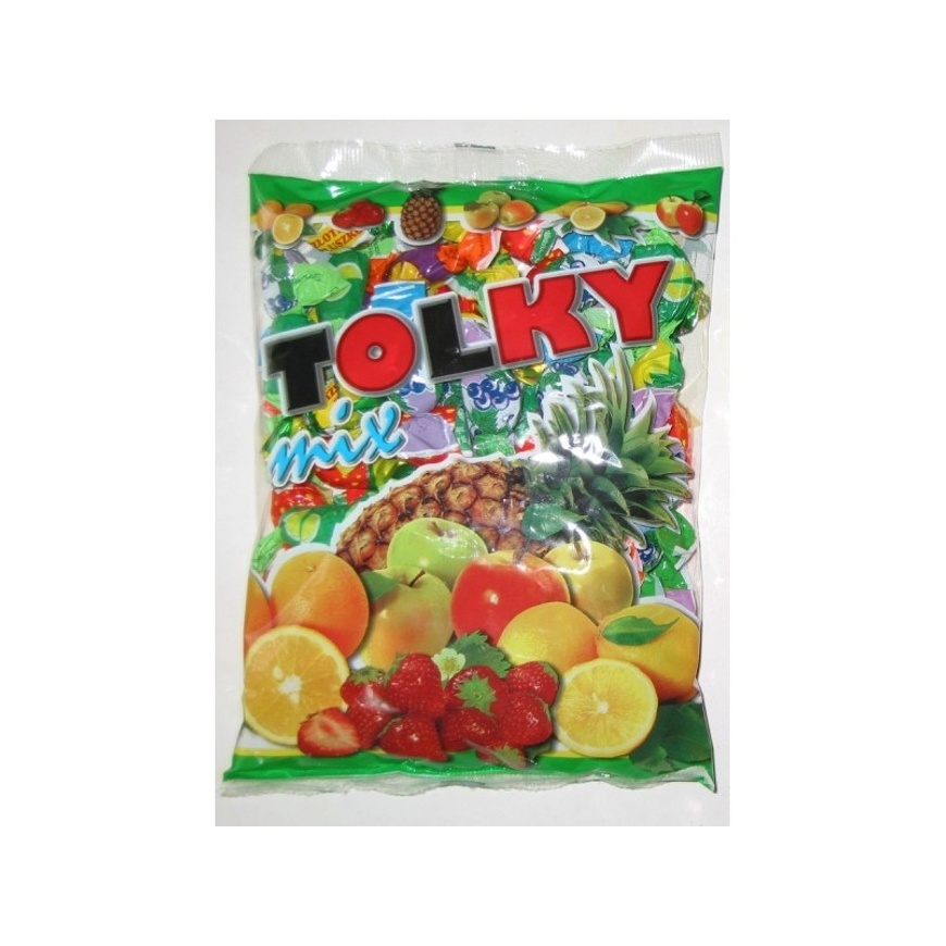 TOLKY MIX – Plnené ovocné cukríky 400g