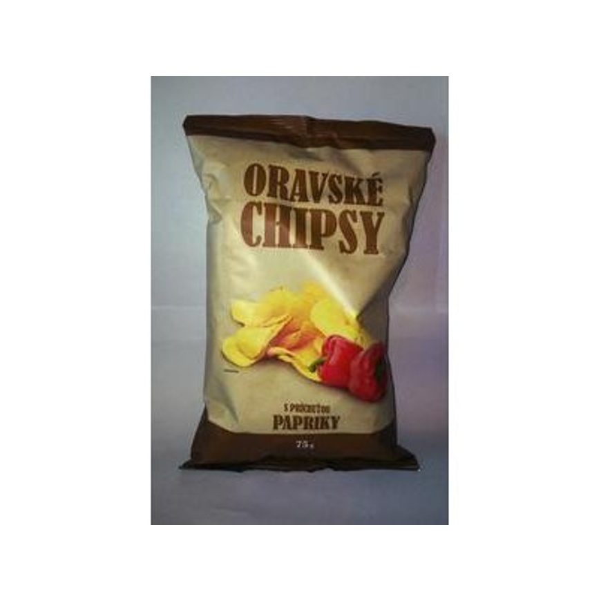 Zemiakové chipsy oravské 75g paprika