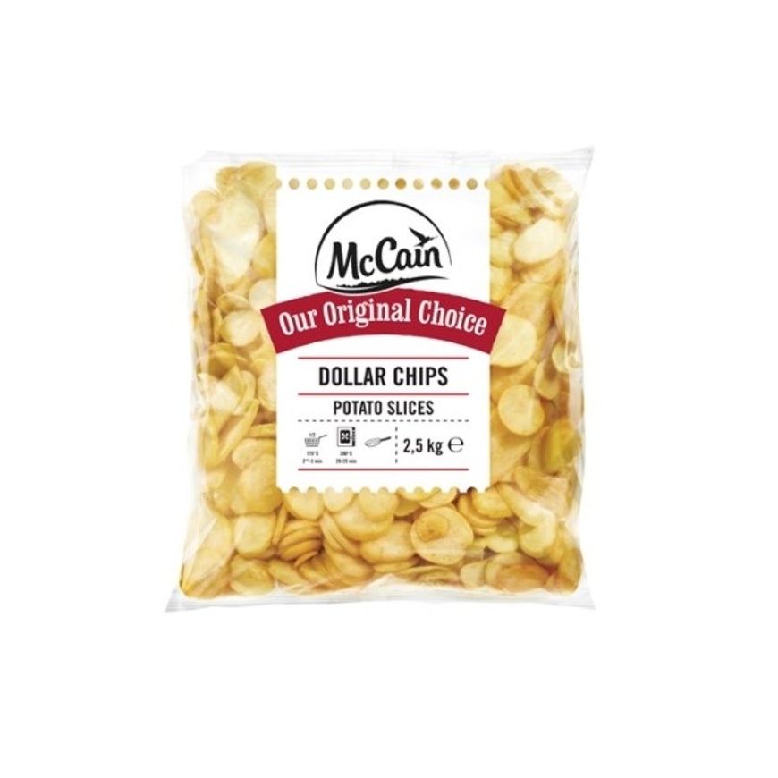 Choice Dollar chips potato slices 2,5kg