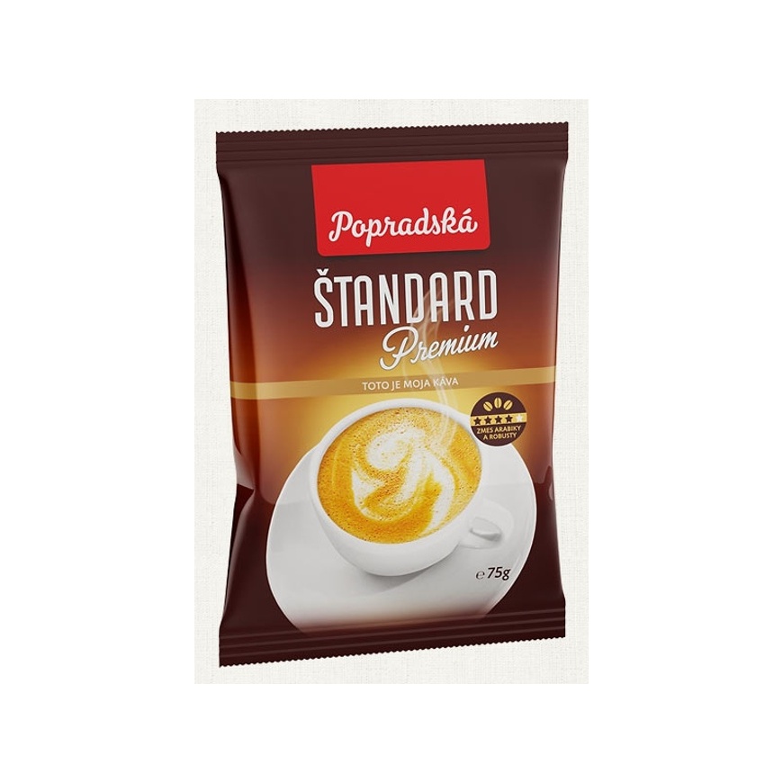 Káva Popradská štandard klasik 75g ml