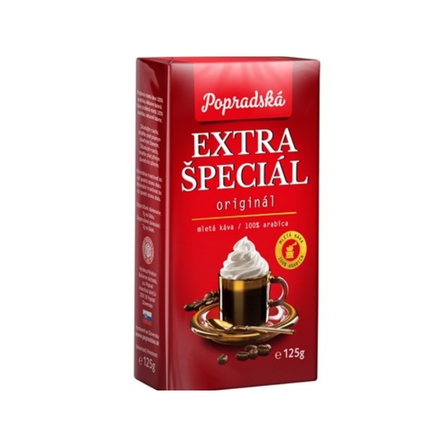 Extra špeciál káva mletá 125 g - Kliknutím na obrázok zatvorte -