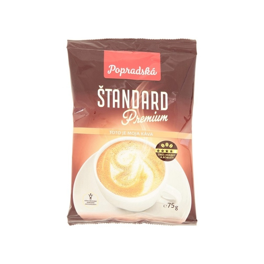 Káva Popradská štandard prémium 75g ml