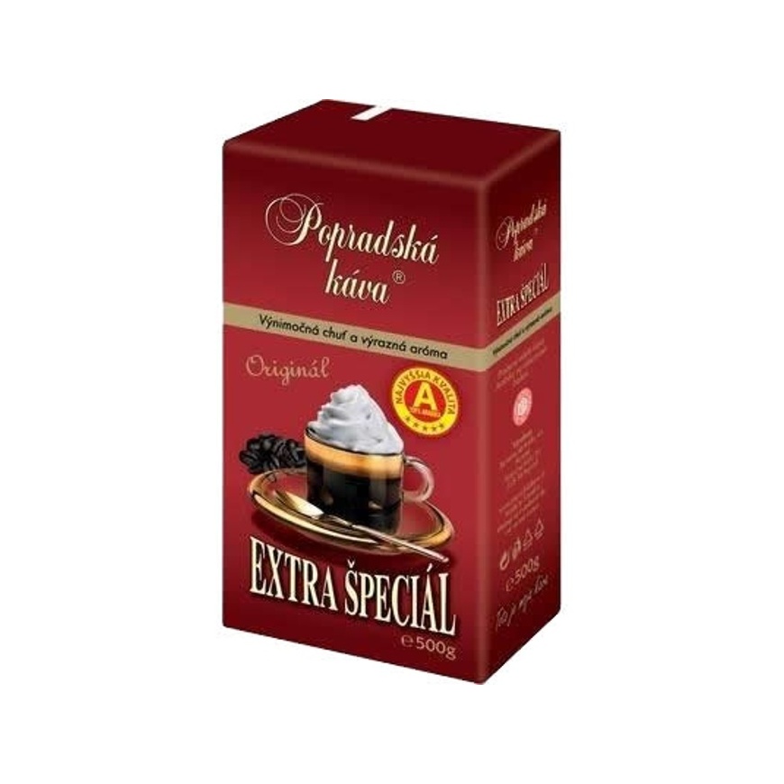 Káva extra špecial 500g vákuová Poprad