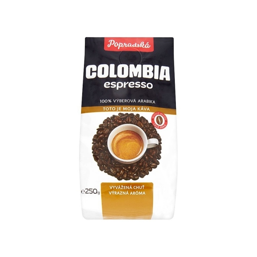 Káva Colombia 250g zrnková