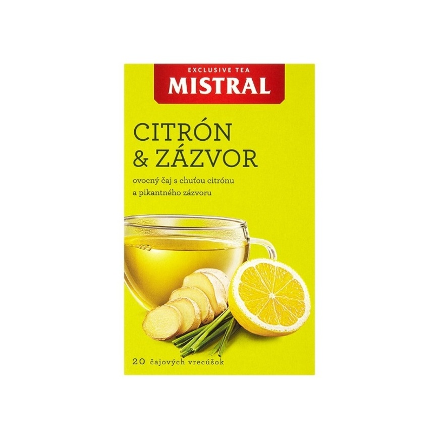 Čaj Mistral 40g citrón zazvor