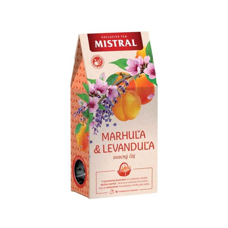 Čaj Mistral 36g marhuľa levanduľa - Kliknutím na obrázok zatvorte -