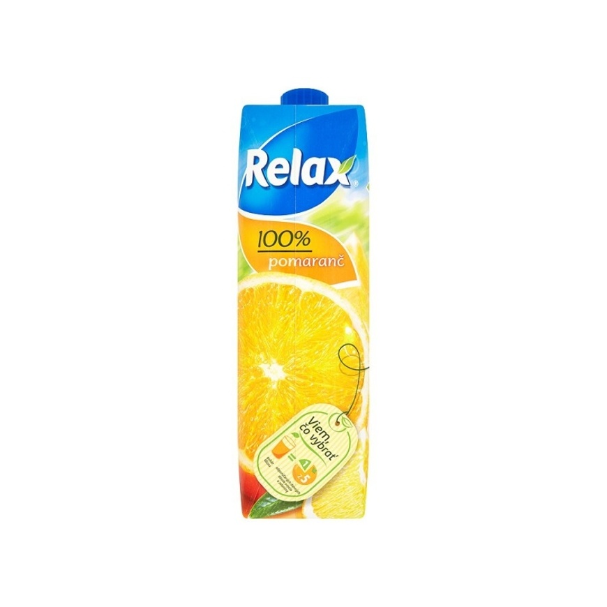 Džús Relax 100 % pomaranč 1 l