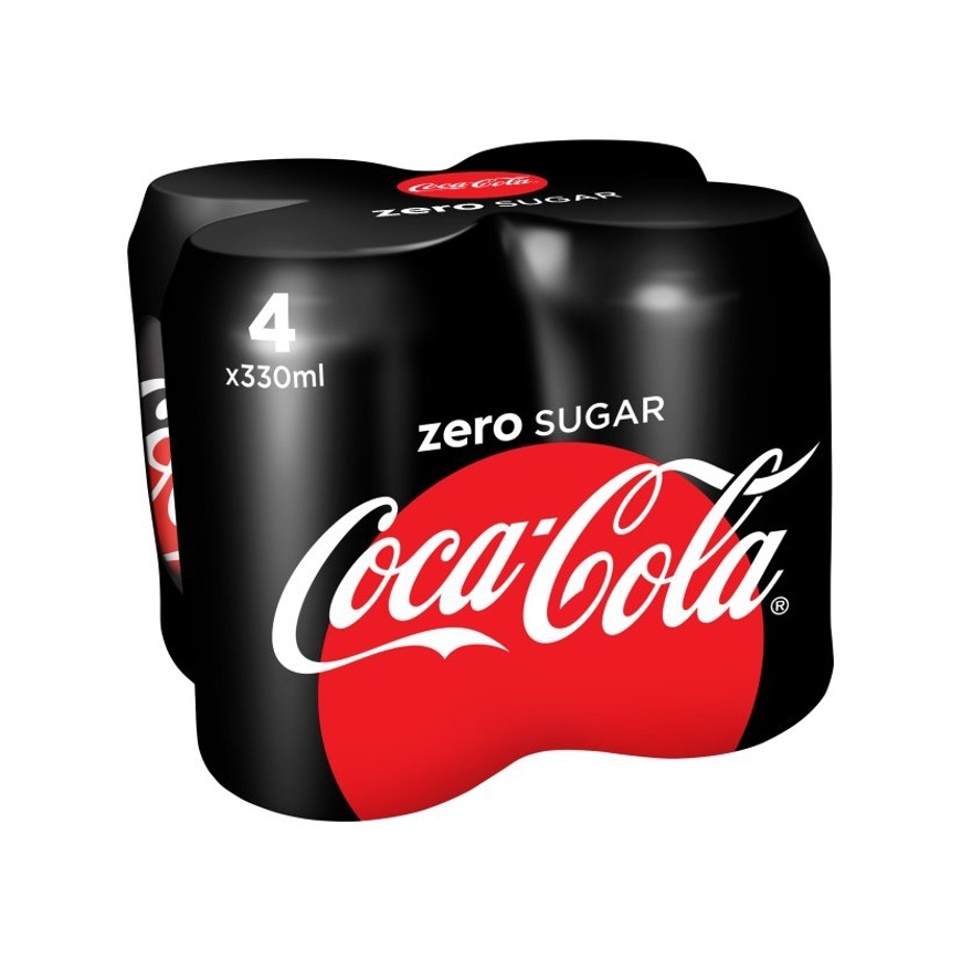 Coca Cola Zero 4x0,33L plech
