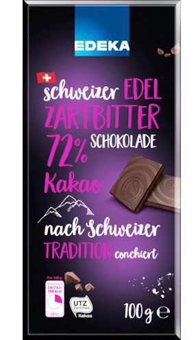 Čokoláda 72% 100 g EDEL ZARTBITTER