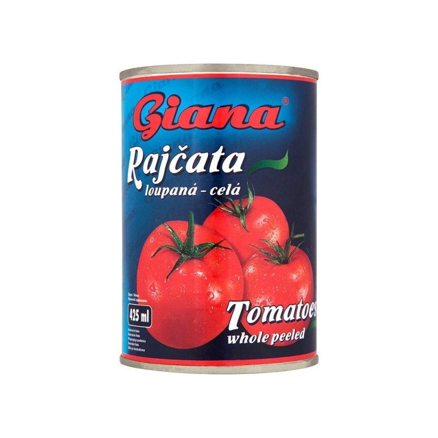 Paradajky lúpané celé 400g