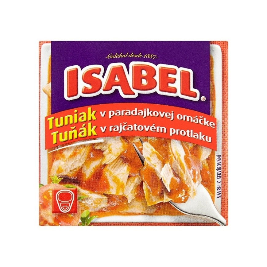Tuniak v paradajkovej omáčke celý 80g Isabel