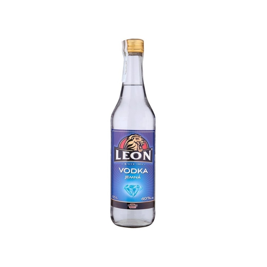 Vodka LEON jemná 40% 0,5L*