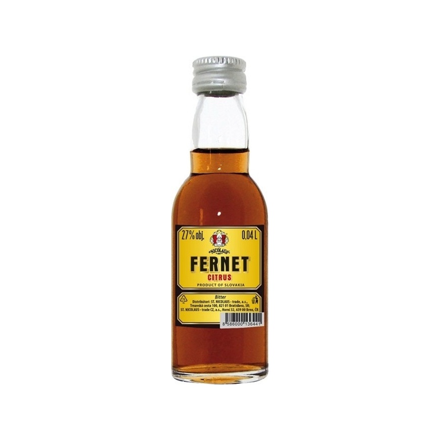 Fernet citrus 27% 0,04L St.Nicolaus