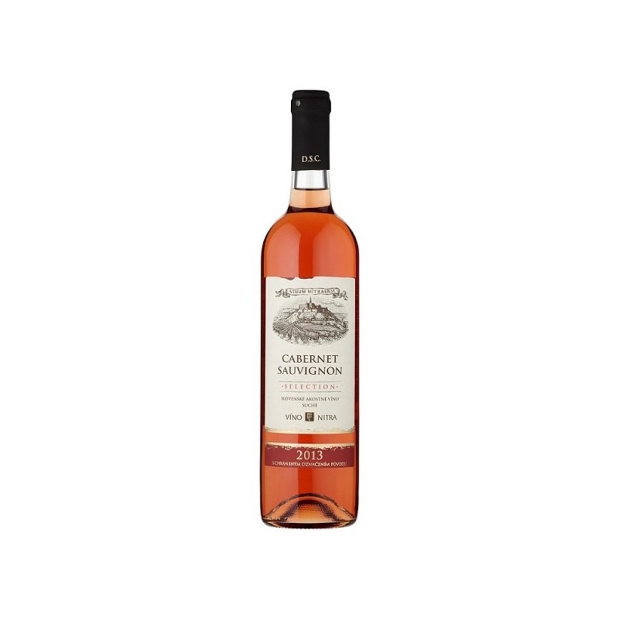 Víno Cabernet Sauvignon rosé Selection 0,75l Nitra - Kliknutím na obrázok zatvorte -