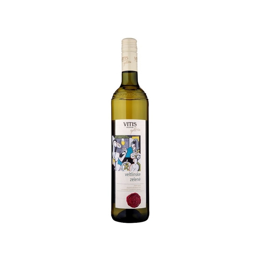 Víno Veltínské zelené 0,75L Vitis