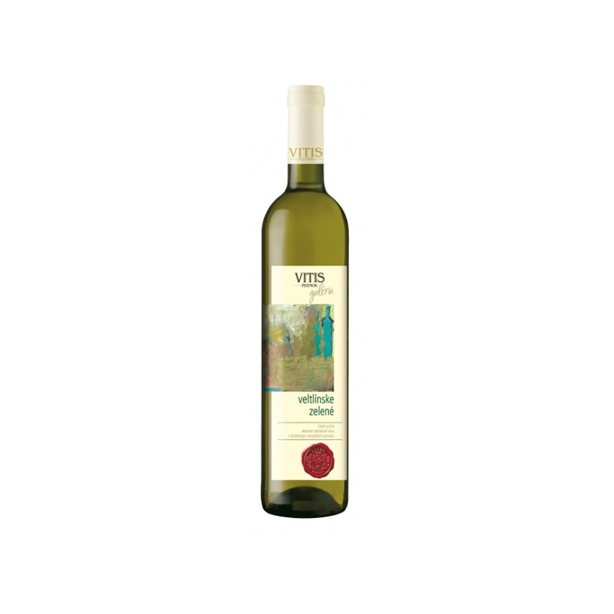 Víno Veltínské zelené 0,75l odrodové tradičné