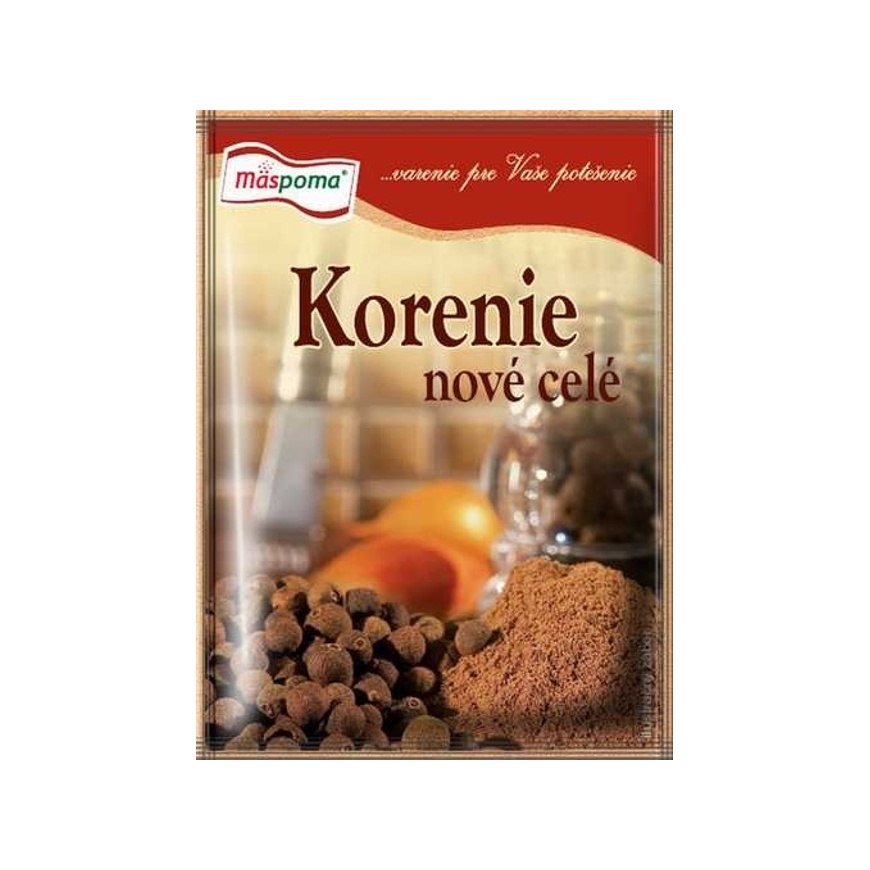 Nové korenie celé štandard 15g Mäspoma