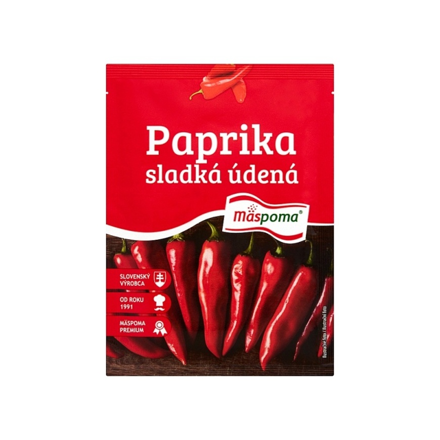 Paprika sladká udená 25g Mäspoma