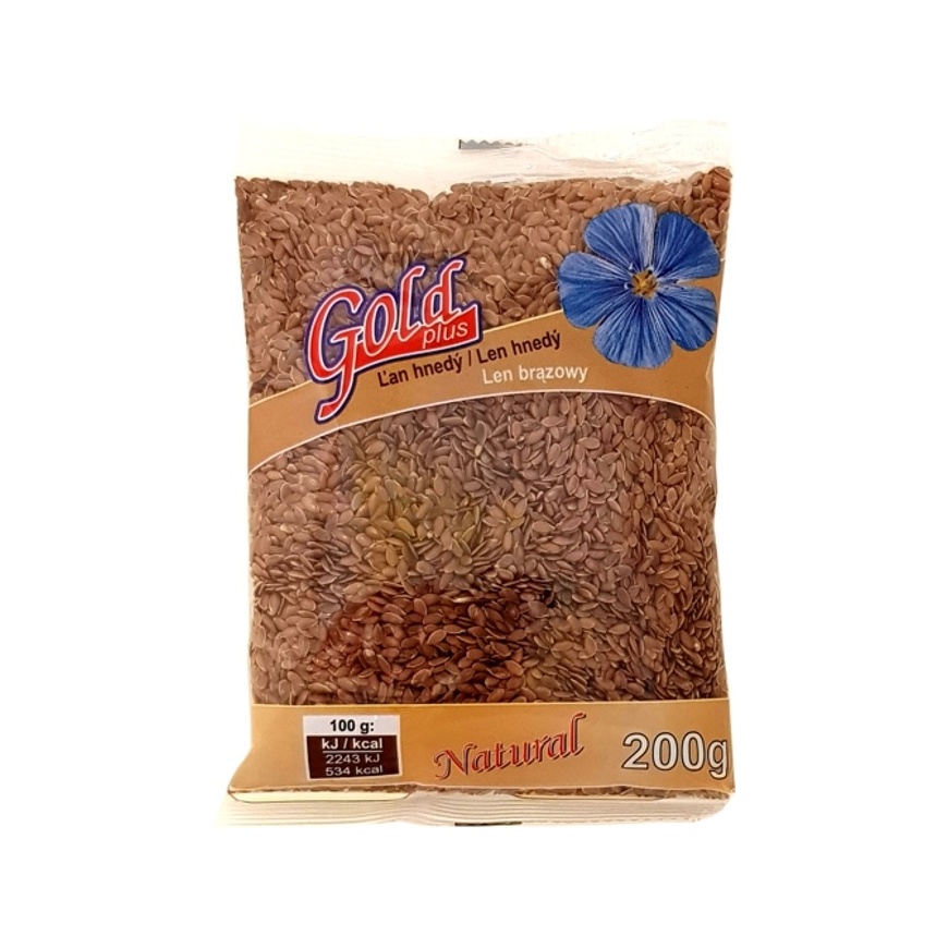 Ľanové semeno 200g Gold plus
