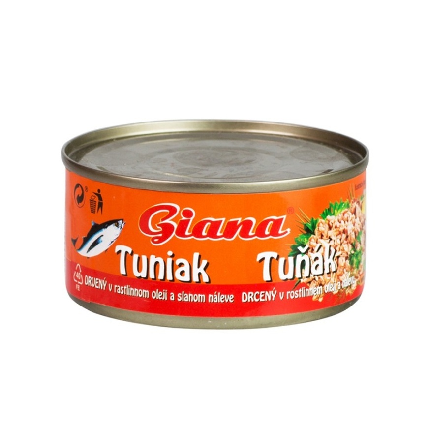 Tuniak drť v oleji 185 g Giana
