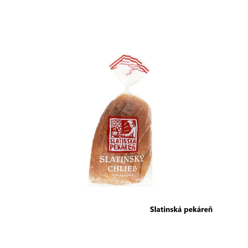 Slatinský chlieb zemiakový, balený, 480g